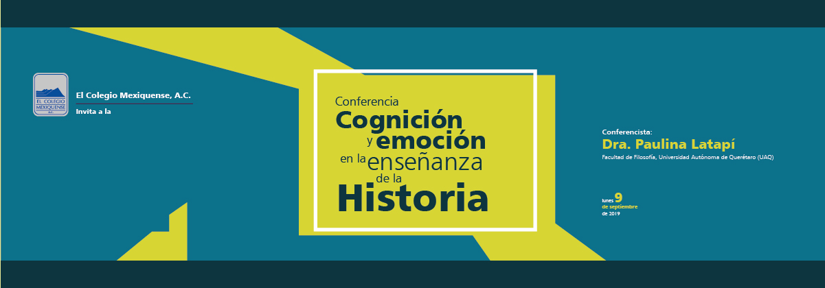 Conferencia: Cognición y emoción en la enseñanza de la Historia