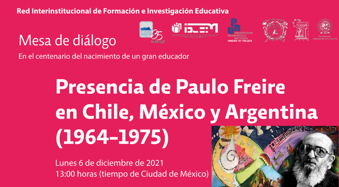 Mesa de diálogo. Presencia de Paulo Freire en Chile, México y Argentina (1964-1975)
