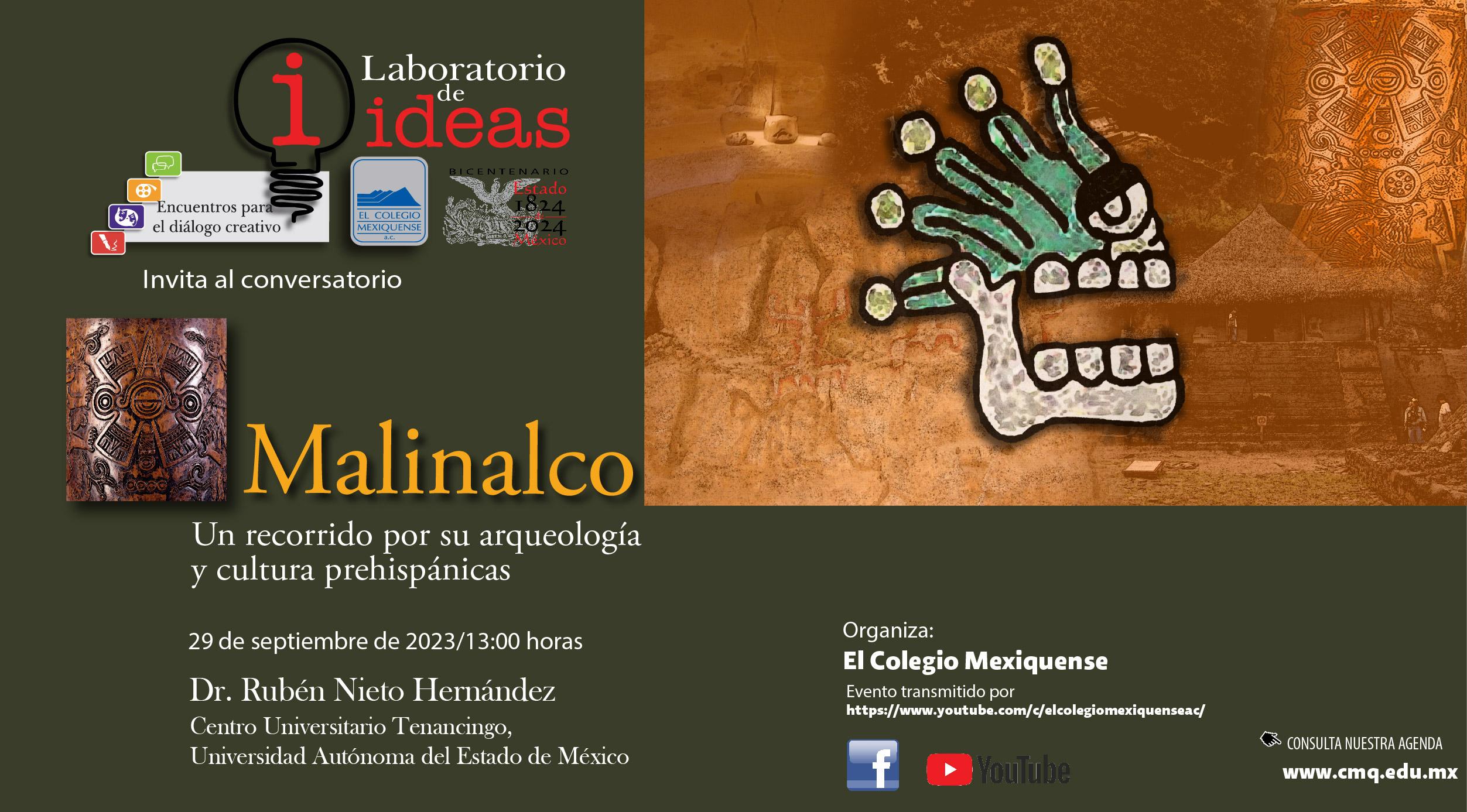 Conversatorio. Malinalco. Un recorrido por su arqueología y sus cultura prehispánicas