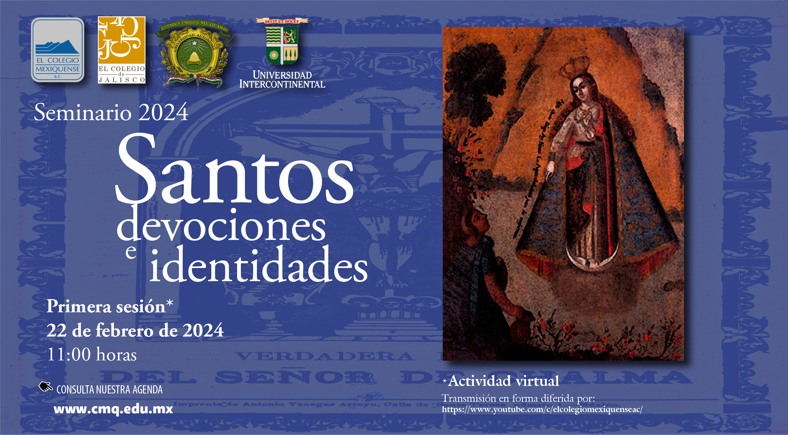 Seminario 2024. Santos, devociones e identidades. Primera sesión