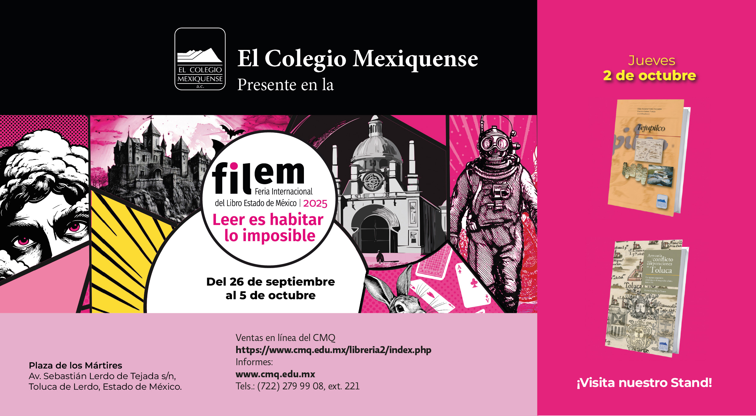 Participación en la Feria Internacional del Libro del Estado de México