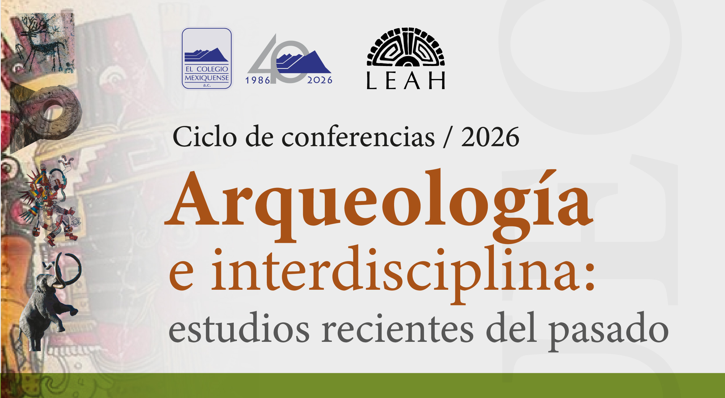 Ciclo de Conferencias. Arqueología e interdisciplina: estudios recientes del pasado